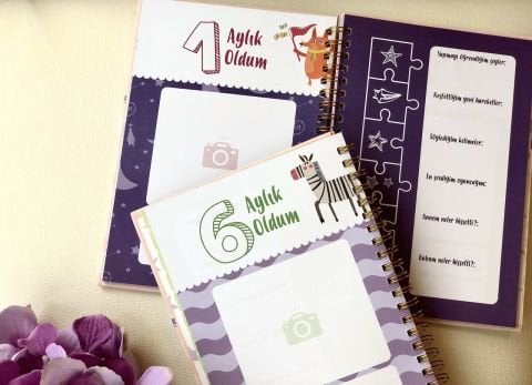 Anne Bebek Hamilelik ve Bebek Anı Defteri (Ajanda)