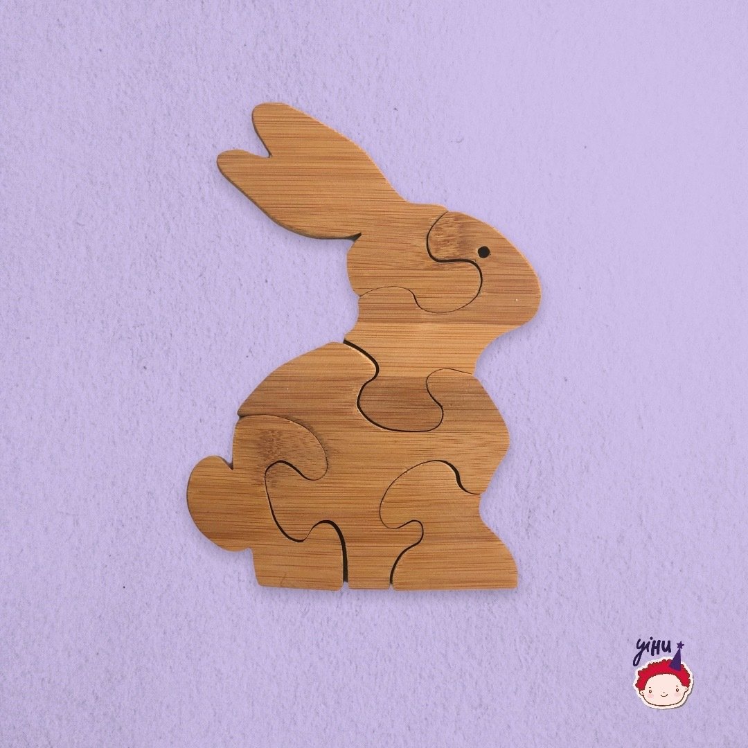 Tavşan Ahşap Puzzle