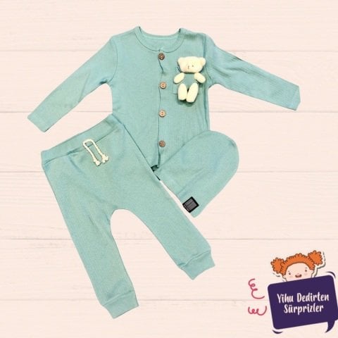 Yeşil Mor Unisex Bebek Hedite Kutusu