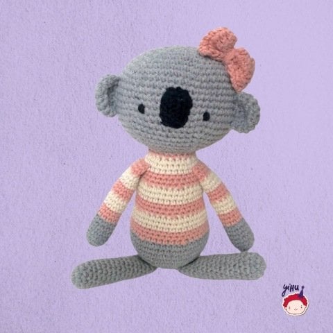 Sevimli Pembe Koala Uyku Arkadaşı