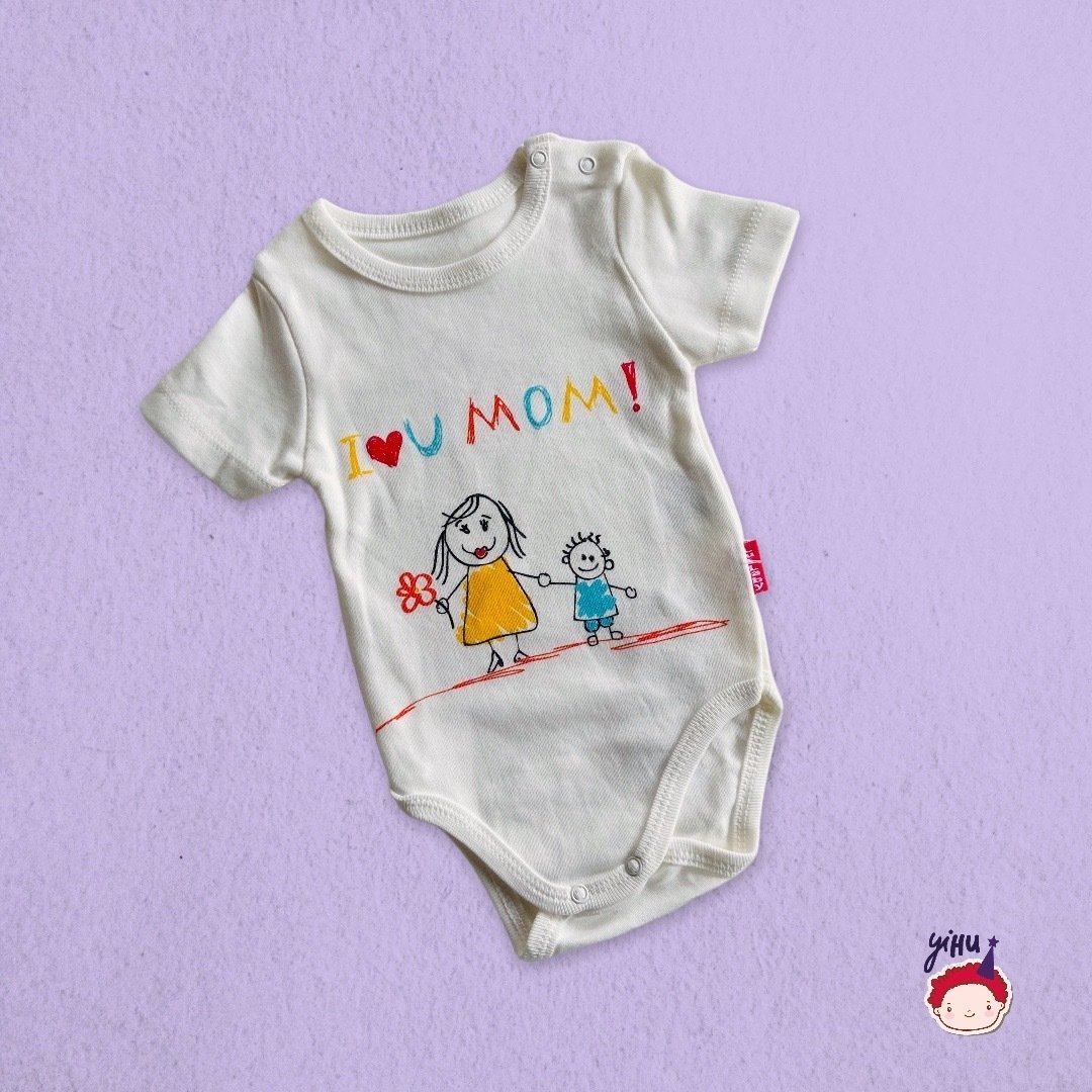 YihuBox I Love Mom Bebek Body