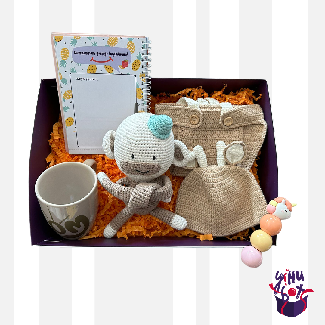 Monkey Junkey Unisex Bebek Hediye Kutusu